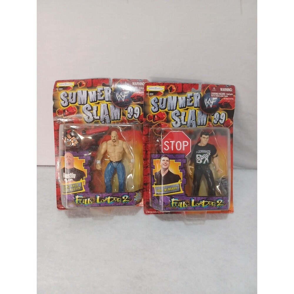 WWF 1999 Summer Slam 99 Stone Cold Steve Austin & Shane McMann Attitude Era